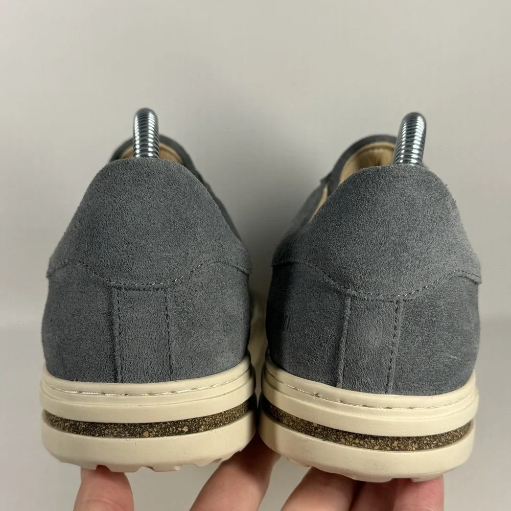 Birkenstock Size 41 / W 10 /‎ M 8 Blue Suede Bend Low Lace Up Sneaker Shoes